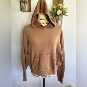 American Eagle hoodie slouchy wear oversized grungy relaxed cotton blend